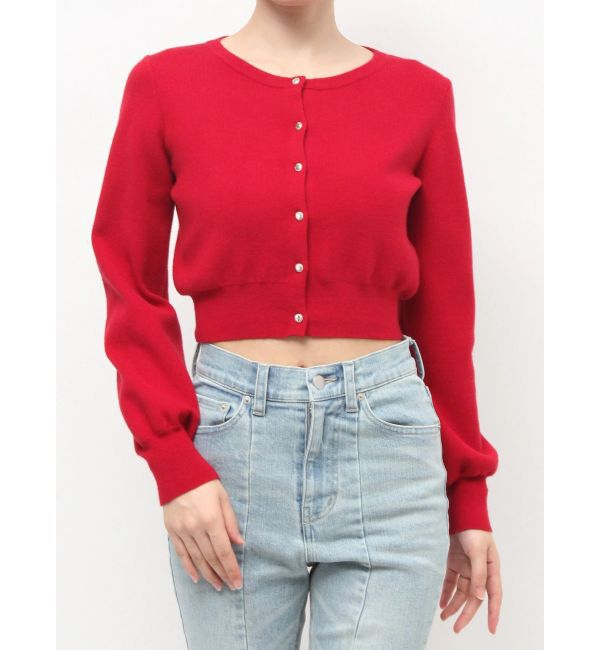 RESEXXY「クルーネックニットカーディガン」|カーディガン|