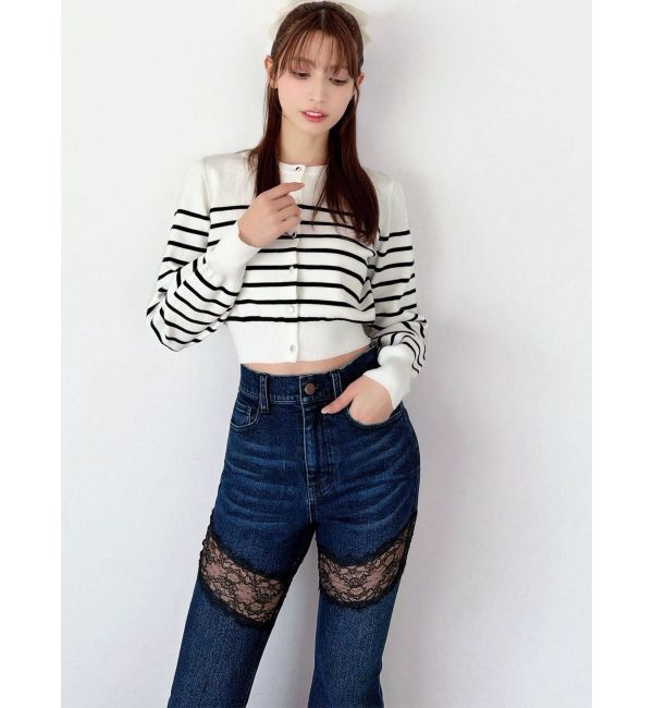 RESEXXY「クルーネックニットカーディガン」|カーディガン|