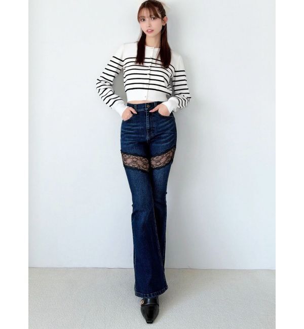 RESEXXY「クルーネックニットカーディガン」|カーディガン|