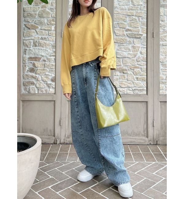 dazzlin「【CanCamタイアップ】カーブラインデニムパンツ」|デニム|