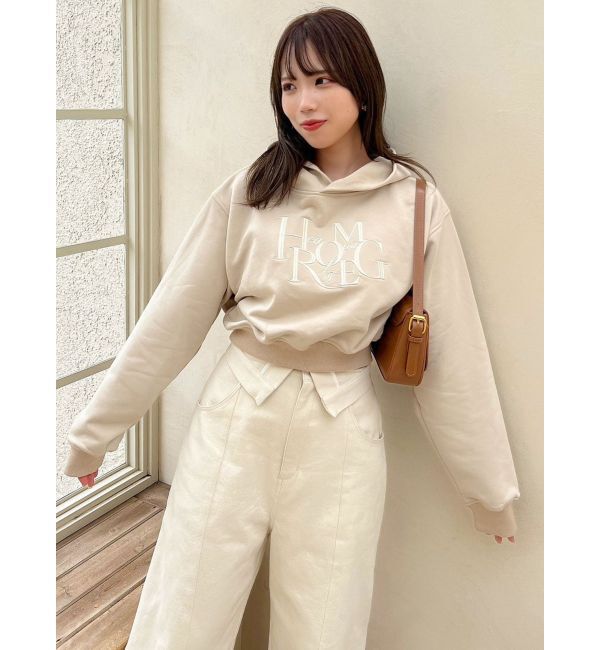 dazzlin「【CanCamタイアップ】カーブラインデニムパンツ」|デニム|