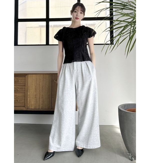 dazzlin「2WAYバルーンスリーブコットンレースブラウス」|シャツ・ブラウス|