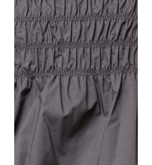 MERCURYDUO「シャーリングフリルバックシャンブラウス」|シャツ・ブラウス|