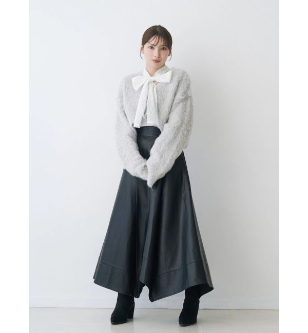 MERCURYDUO「2WAYバックリボンレースブラウス」|シャツ・ブラウス|