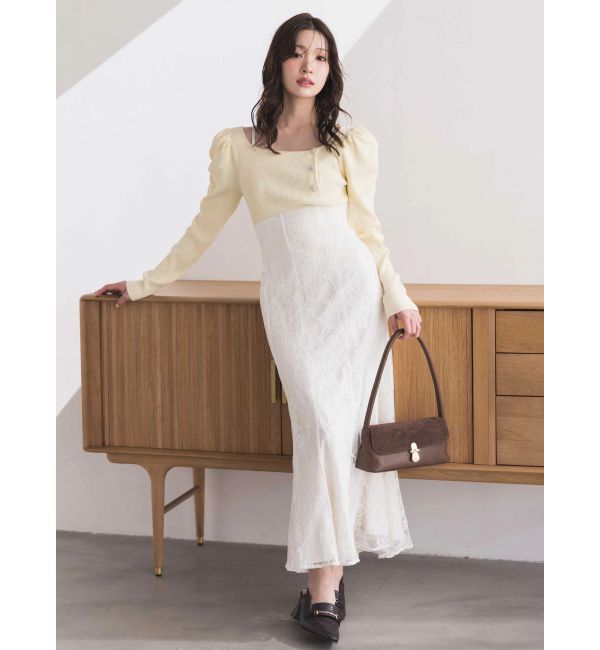 MERCURYDUO「レースマーメイドスカート」|スカート|