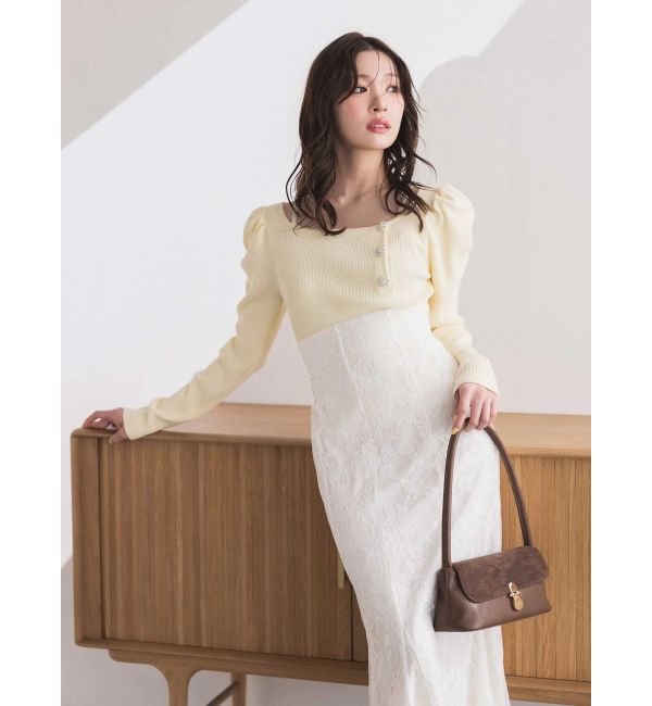 MERCURYDUO「レースマーメイドスカート」|スカート|