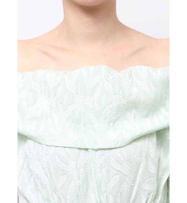 MERCURYDUO「ブラウスドッキングニットワンピース」|ワンピース|