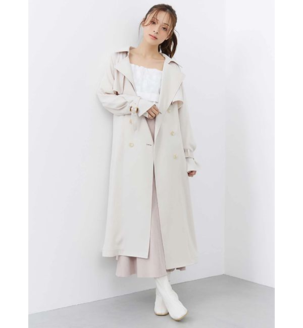 MERCURYDUO「ブラウスドッキングニットワンピース」|ワンピース|