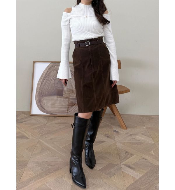 MERCURYDUO「ニーレングススカート」|スカート|