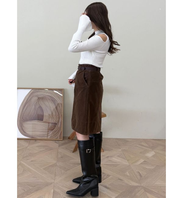 MERCURYDUO「ニーレングススカート」|スカート|