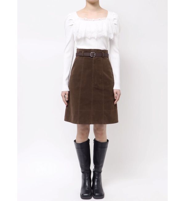 MERCURYDUO「ニーレングススカート」|スカート|