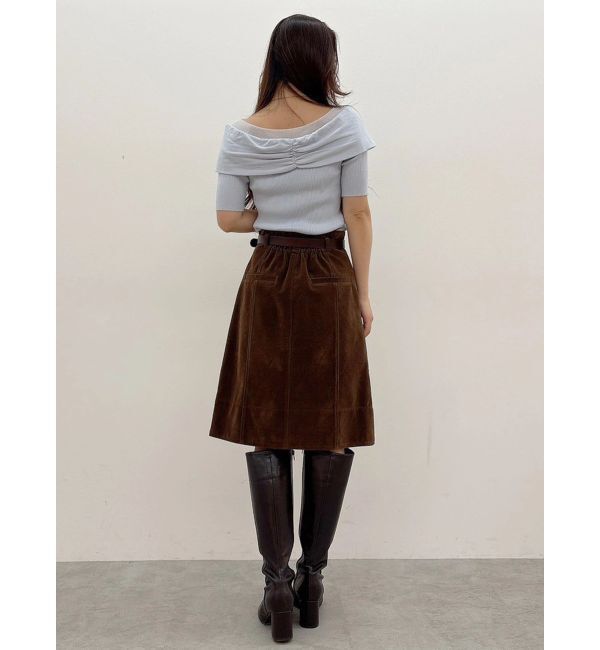 MERCURYDUO「ニーレングススカート」|スカート|