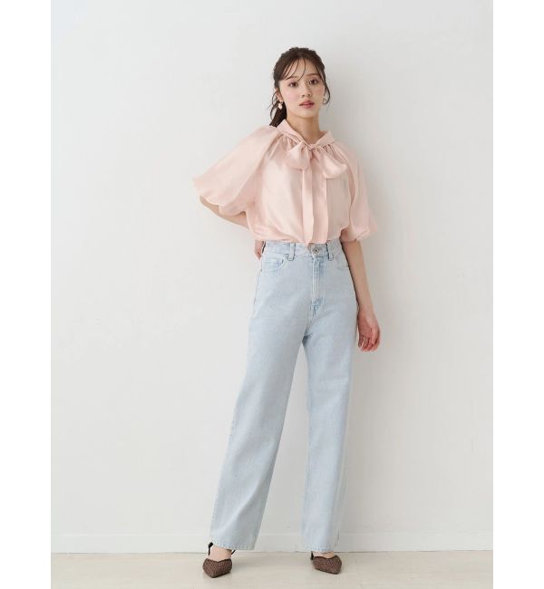 MERCURYDUO「2WAYシアーリボンブラウス」|シャツ・ブラウス|