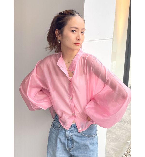 Ungrid「【WEB限定】シアーショートシャツ」|シャツ・ブラウス|