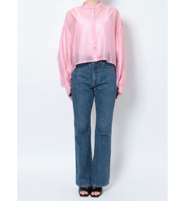 Ungrid「【WEB限定】シアーショートシャツ」|シャツ・ブラウス|