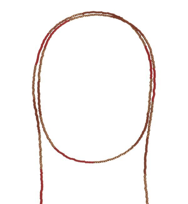 Ungrid「淡水パールビーズロングネックレス」|ネックレス|