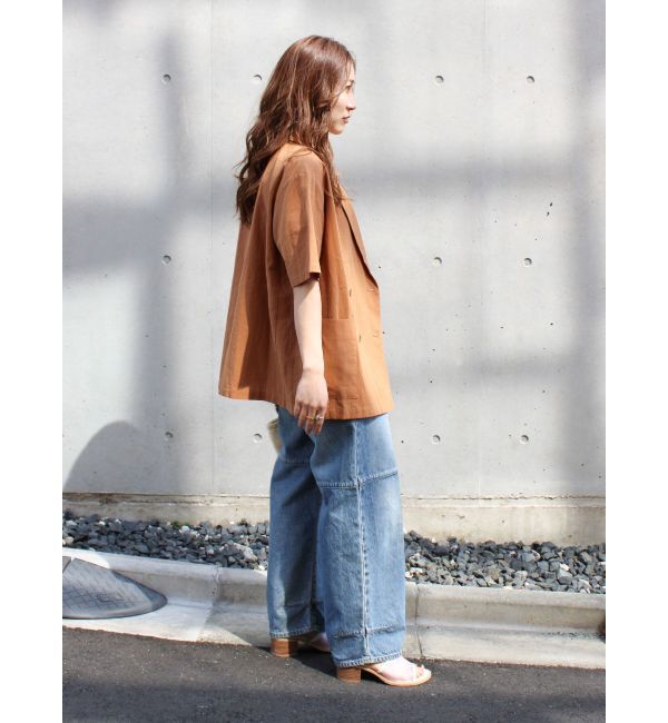 Ungrid「ハーフスリーブシャツジャケット」|シャツ・ブラウス|