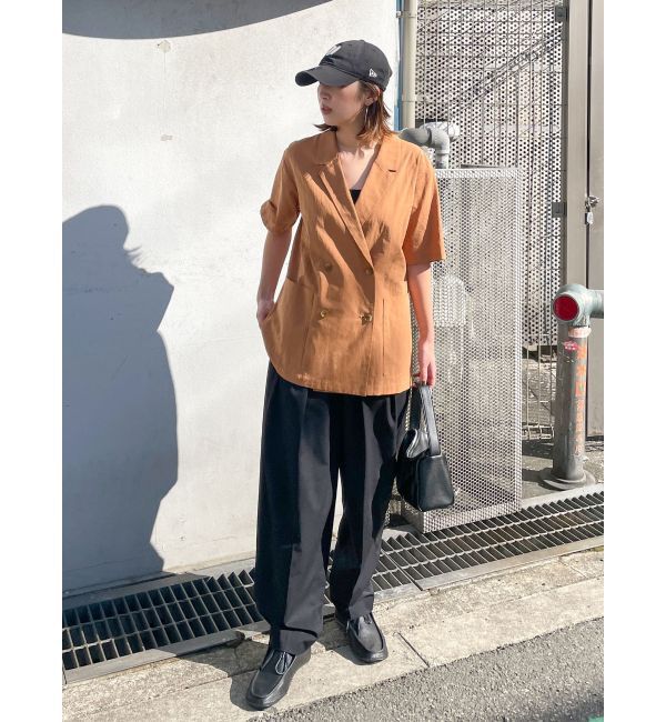 Ungrid「ハーフスリーブシャツジャケット」|シャツ・ブラウス|