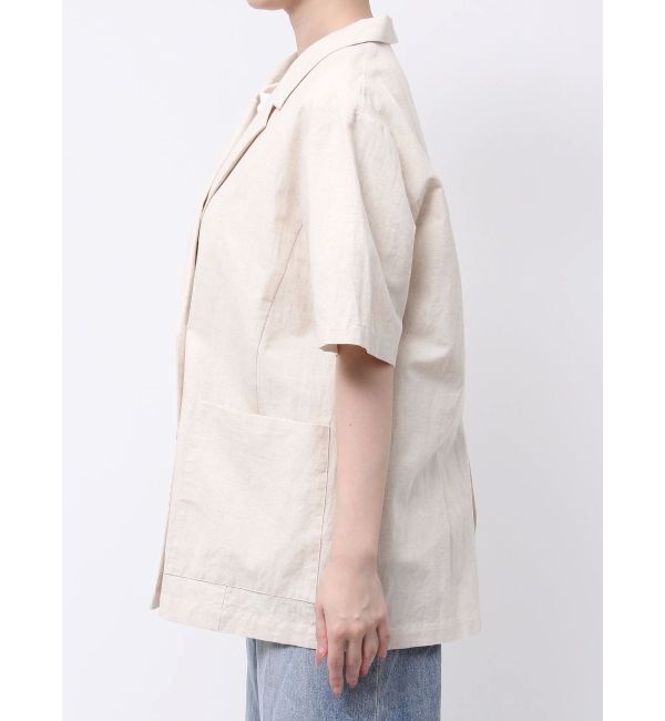 Ungrid「ハーフスリーブシャツジャケット」|シャツ・ブラウス|