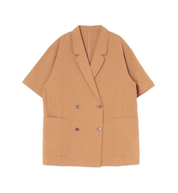 Ungrid「ハーフスリーブシャツジャケット」|シャツ・ブラウス|