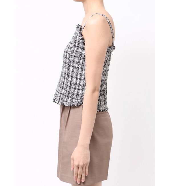 LAGUNAMOON「テープヤーンツイードキャミソール」|キャミソール|