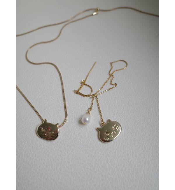 LAGUNAMOON「LAGUNA CAT淡水パールピアス」|ピアス|