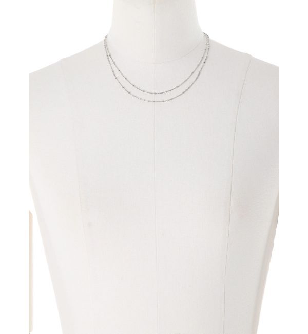 LAGUNAMOON「LADYダブルチェーンネックレス」|ネックレス|