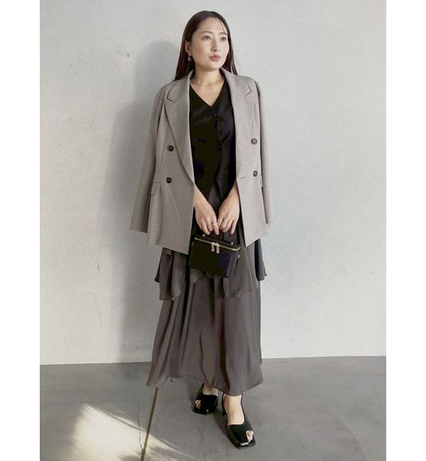 LAGUNAMOON「ティアードスカートドッキングベストワンピース」|ワンピース|