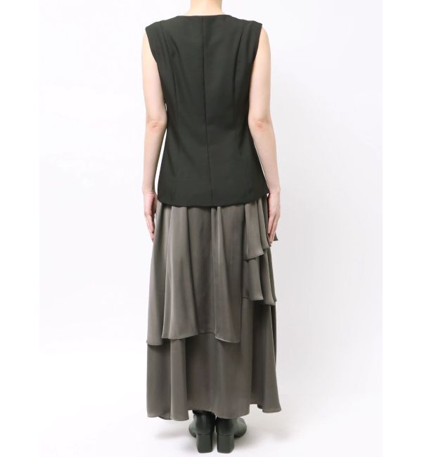 LAGUNAMOON「ティアードスカートドッキングベストワンピース」|ワンピース|