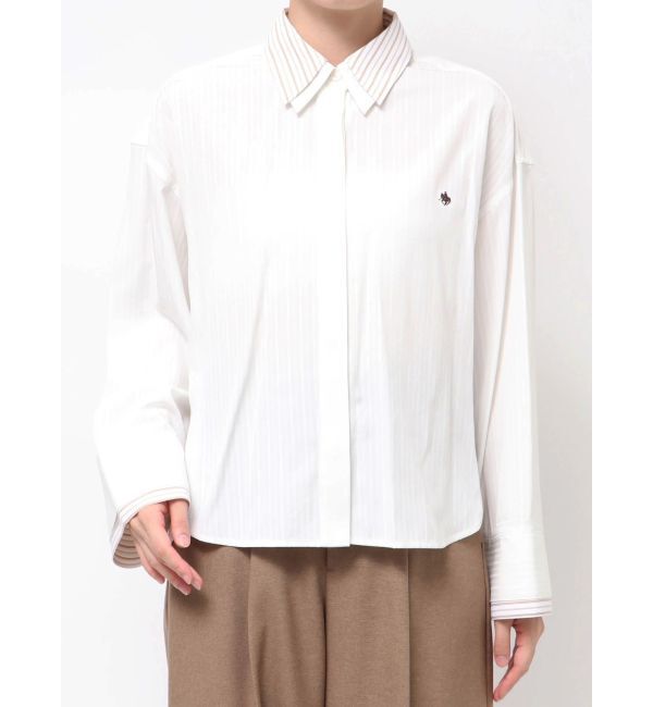 LAGUNAMOON「【POLO BCSコラボ】レイヤードカラーカフスシャツ」|シャツ・ブラウス|