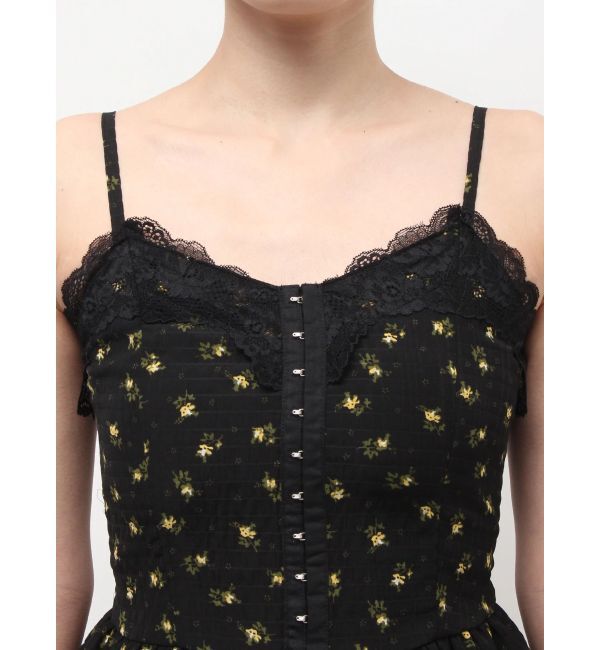 EVRIS「レースドッキングアシンメトリーミニワンピース」|ワンピース|