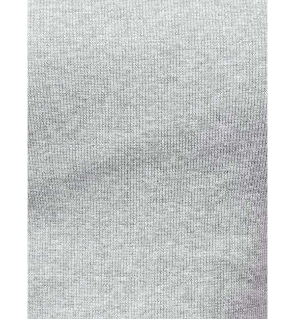 EVRIS「バックリボンスクエアネックリブトップス」|Tシャツ・カットソー|