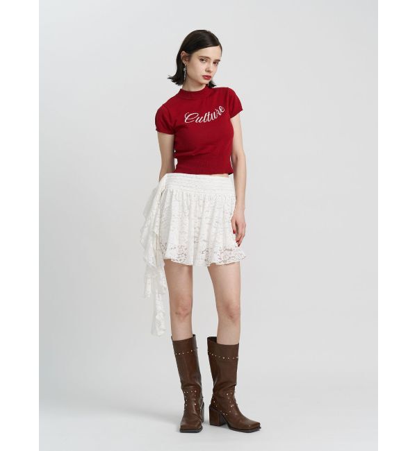 jouetie「ロゴジャガードコンパクトニット」|ニット・セーター|