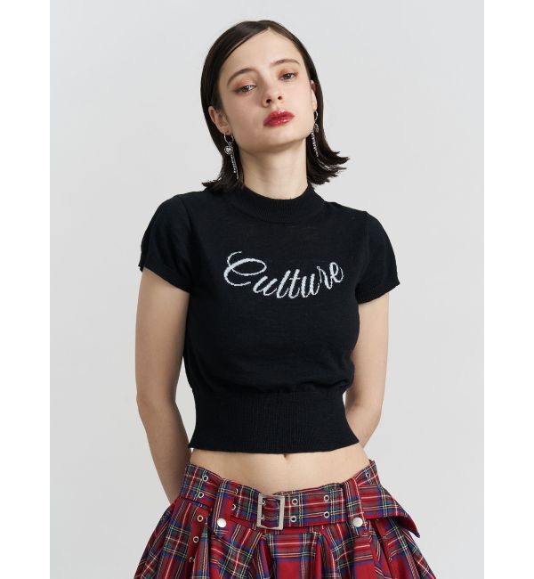 jouetie「ロゴジャガードコンパクトニット」|ニット・セーター|