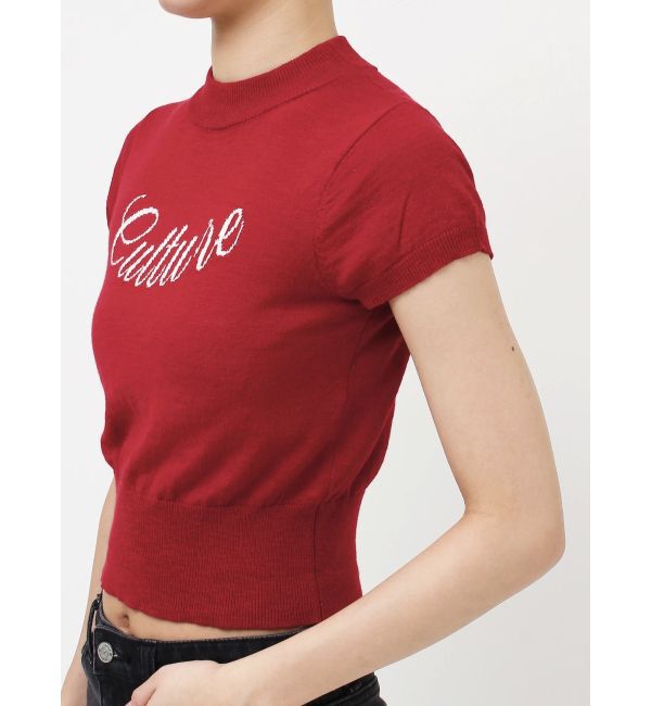 jouetie「ロゴジャガードコンパクトニット」|ニット・セーター|