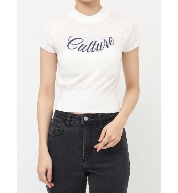 jouetie「ロゴジャガードコンパクトニット」|ニット・セーター|