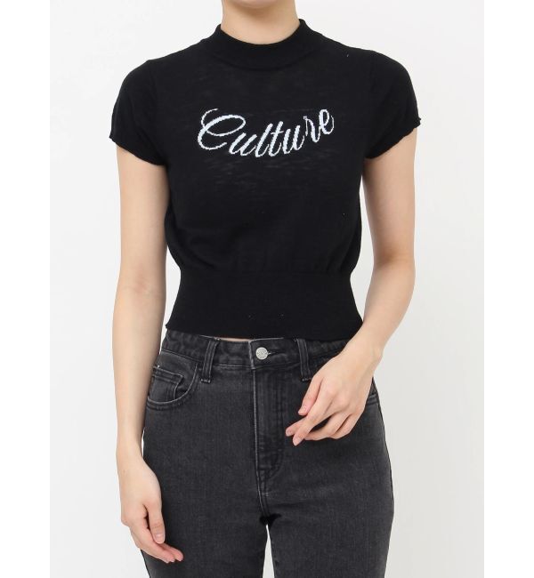 jouetie「ロゴジャガードコンパクトニット」|ニット・セーター|