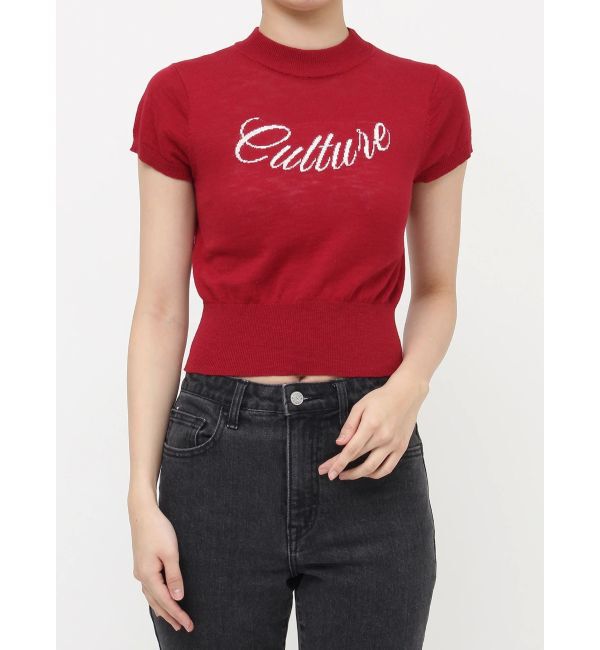 jouetie「ロゴジャガードコンパクトニット」|ニット・セーター|