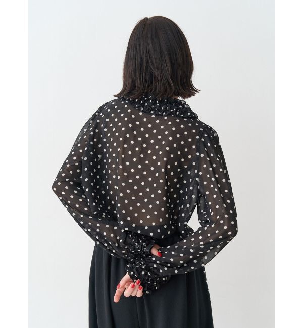 jouetie「シアーフリルショートブラウス」|シャツ・ブラウス|