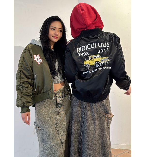 GYDA「【みちょぱコラボ】MCPスピンドルショートスウェットパーカー」|パーカー|