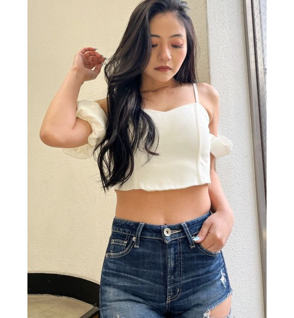 GYDA「オフショルバルーンスリーブブラウス」|シャツ・ブラウス|