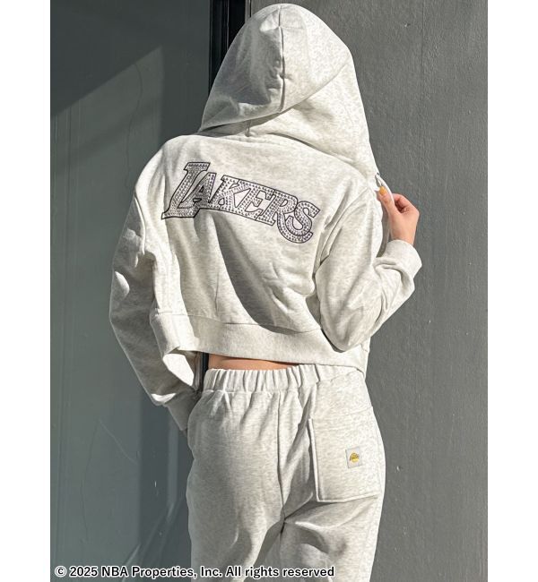 GYDA「NBA STONEスウェットショートパーカー」|パーカー|