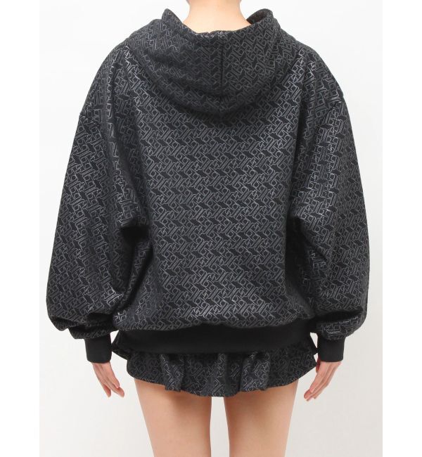 GYDA「GG chain glitter print BIGパーカー」|パーカー|