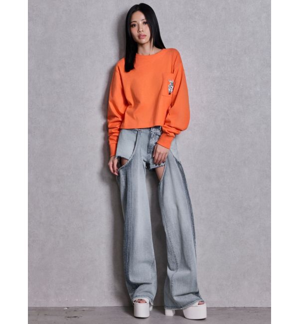 GYDA「GYDA&times;DC G BUNNYショートロンT」|Tシャツ・カットソー|