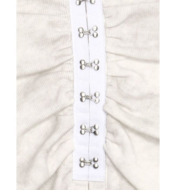 GYDA「【TINY】HOOK ME UPギャザーショートトップス」|Tシャツ・カットソー|