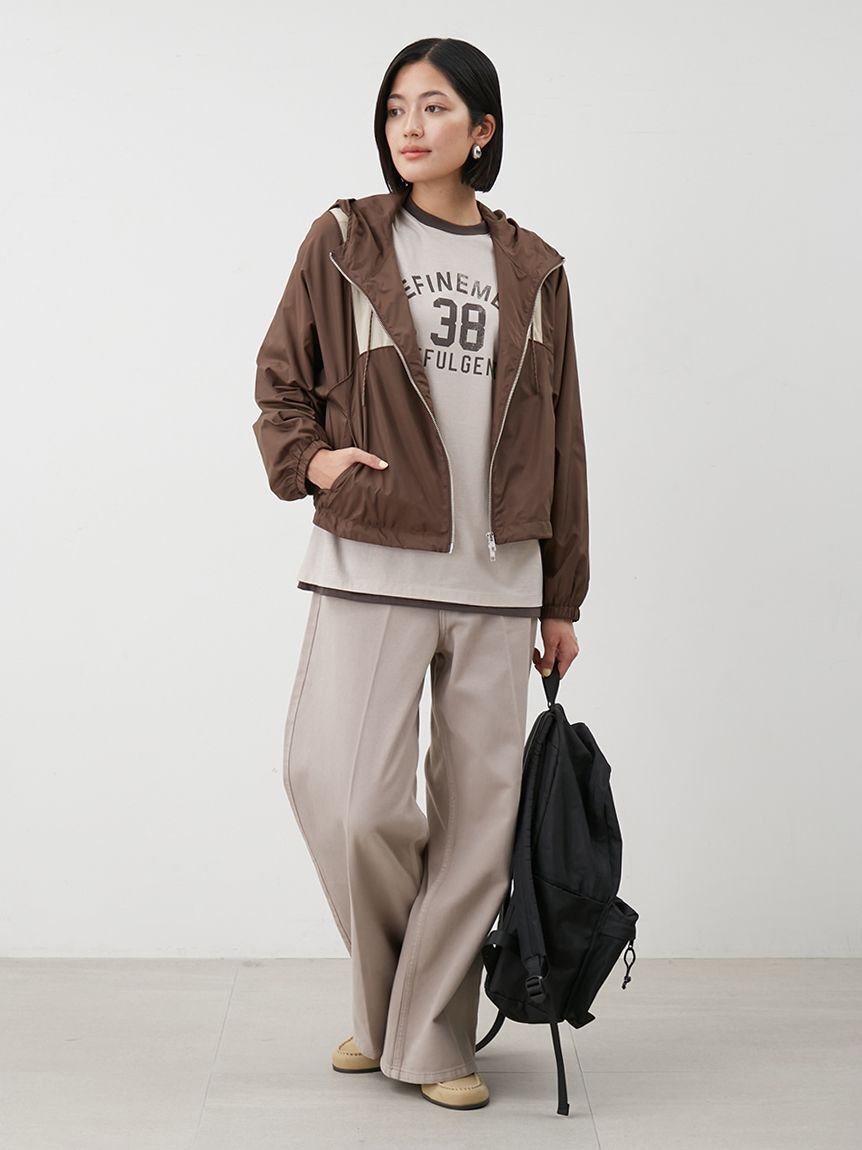 Mila Owen「センタープレスローライズワイドデニムパンツ」|デニム|