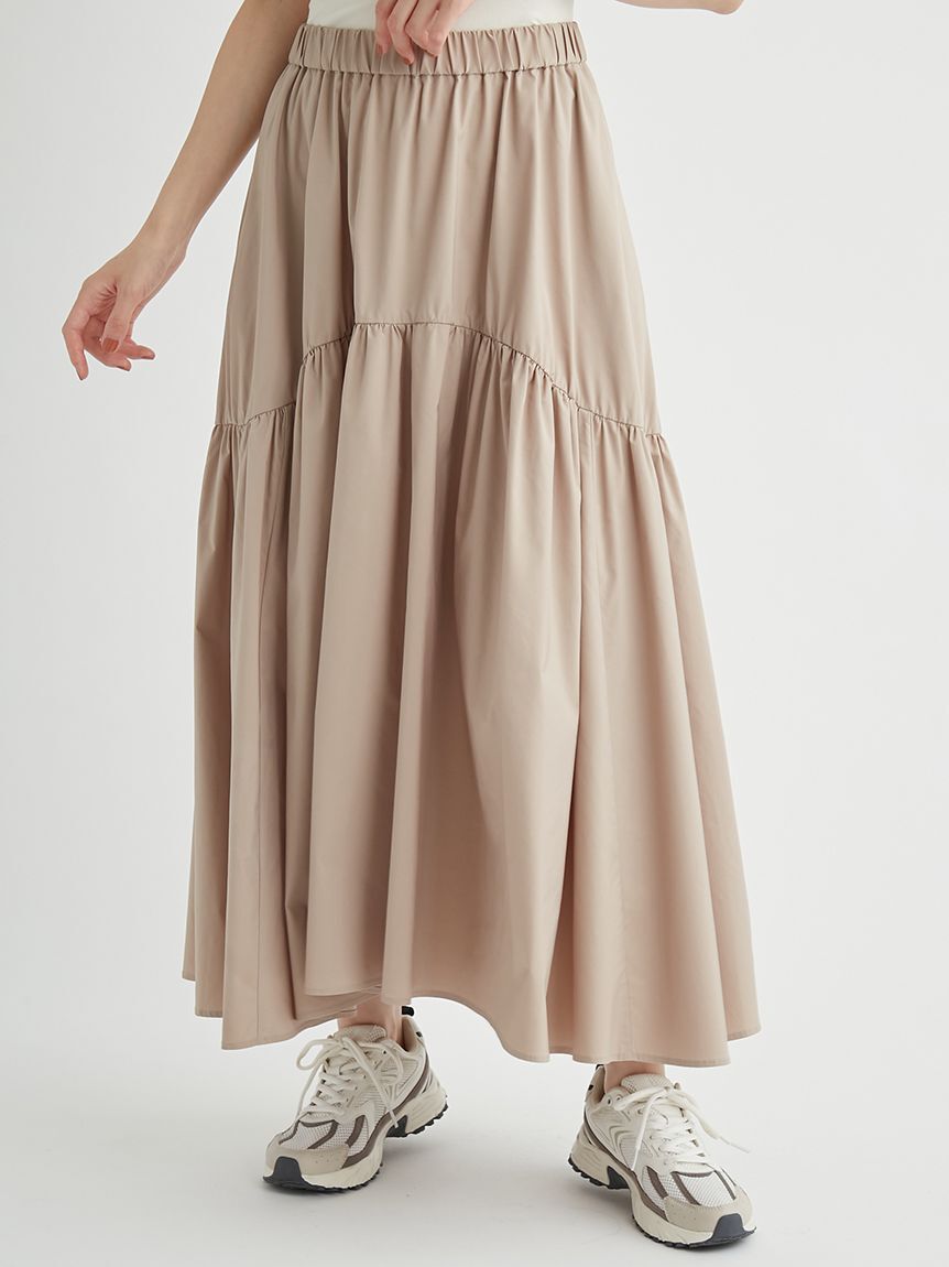 emmi atelier「【ONLINE限定】プルオーバー&times;ティアードスカートセット」|ワンピース|