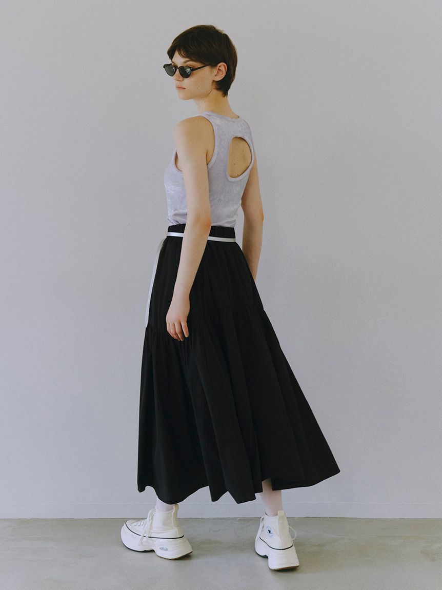 emmi atelier「【ONLINE限定】プルオーバー&times;ティアードスカートセット」|ワンピース|