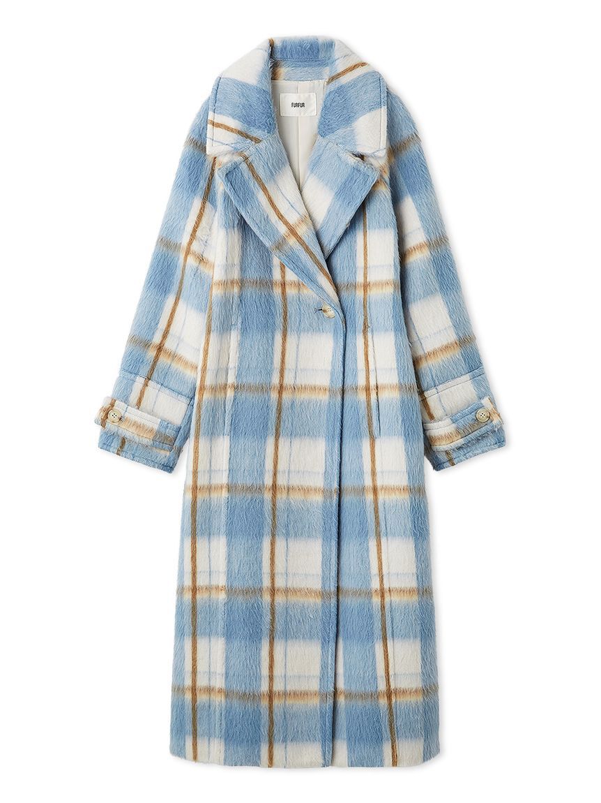 FURFUR「シャギーロングコート」|チェスターコート|