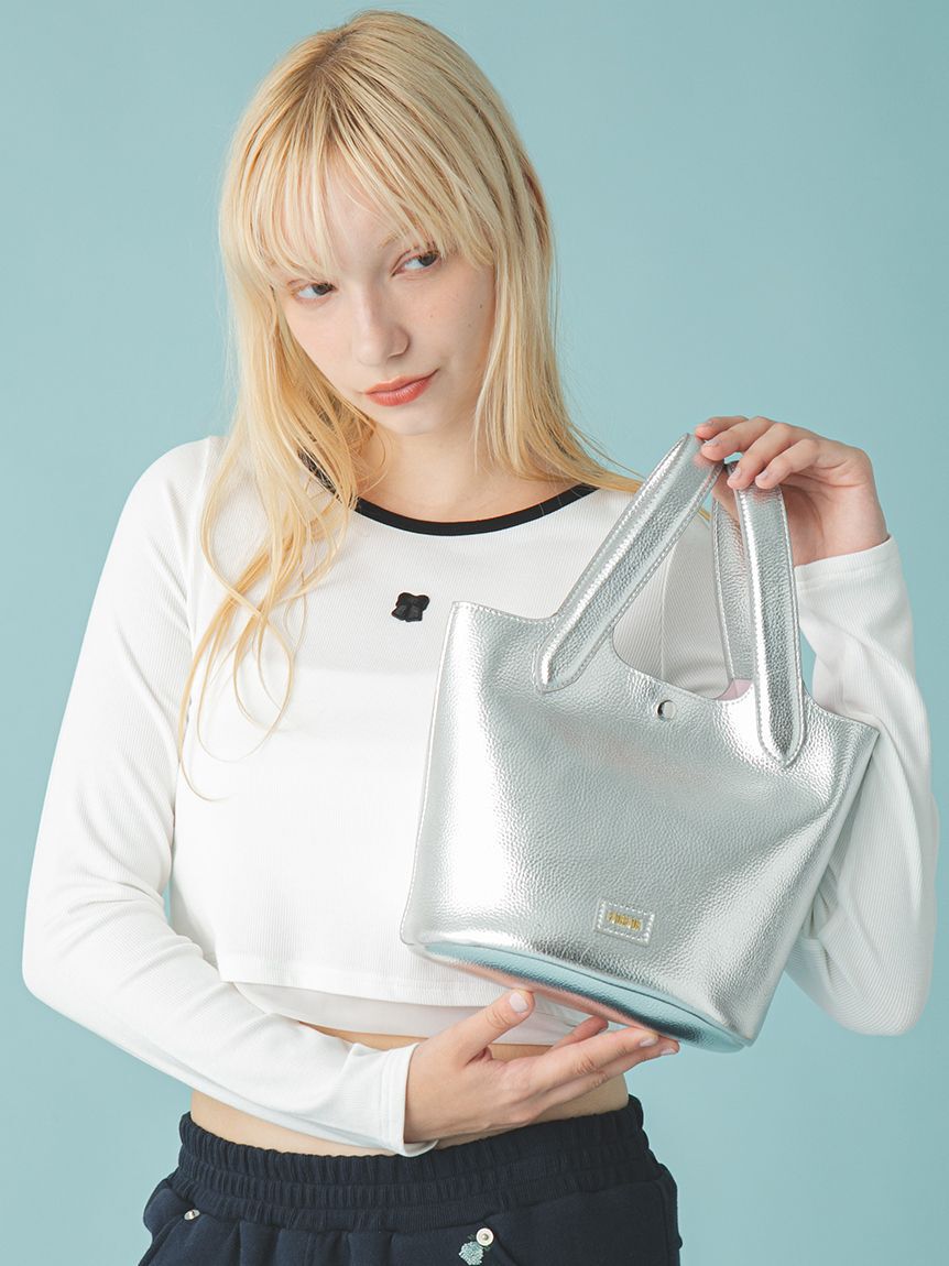 FURFUR「【WEB限定カラー】ロゴカシメバケットバッグ」|ハンドバッグ|